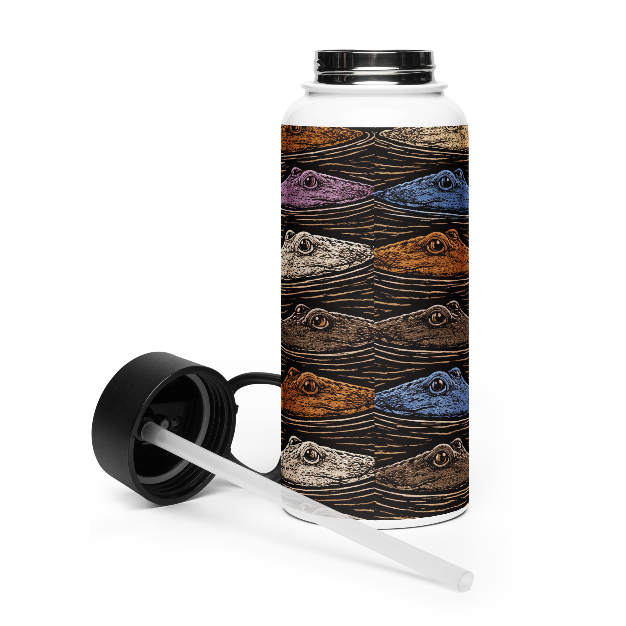 Alligator Rank Stainless steel water bottle