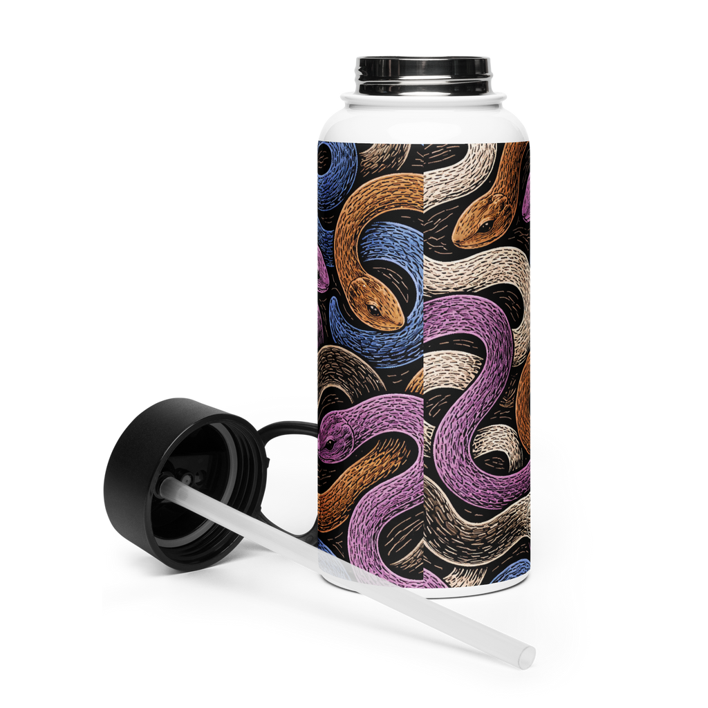 Snake Rank Stainless Steel Water Bottle