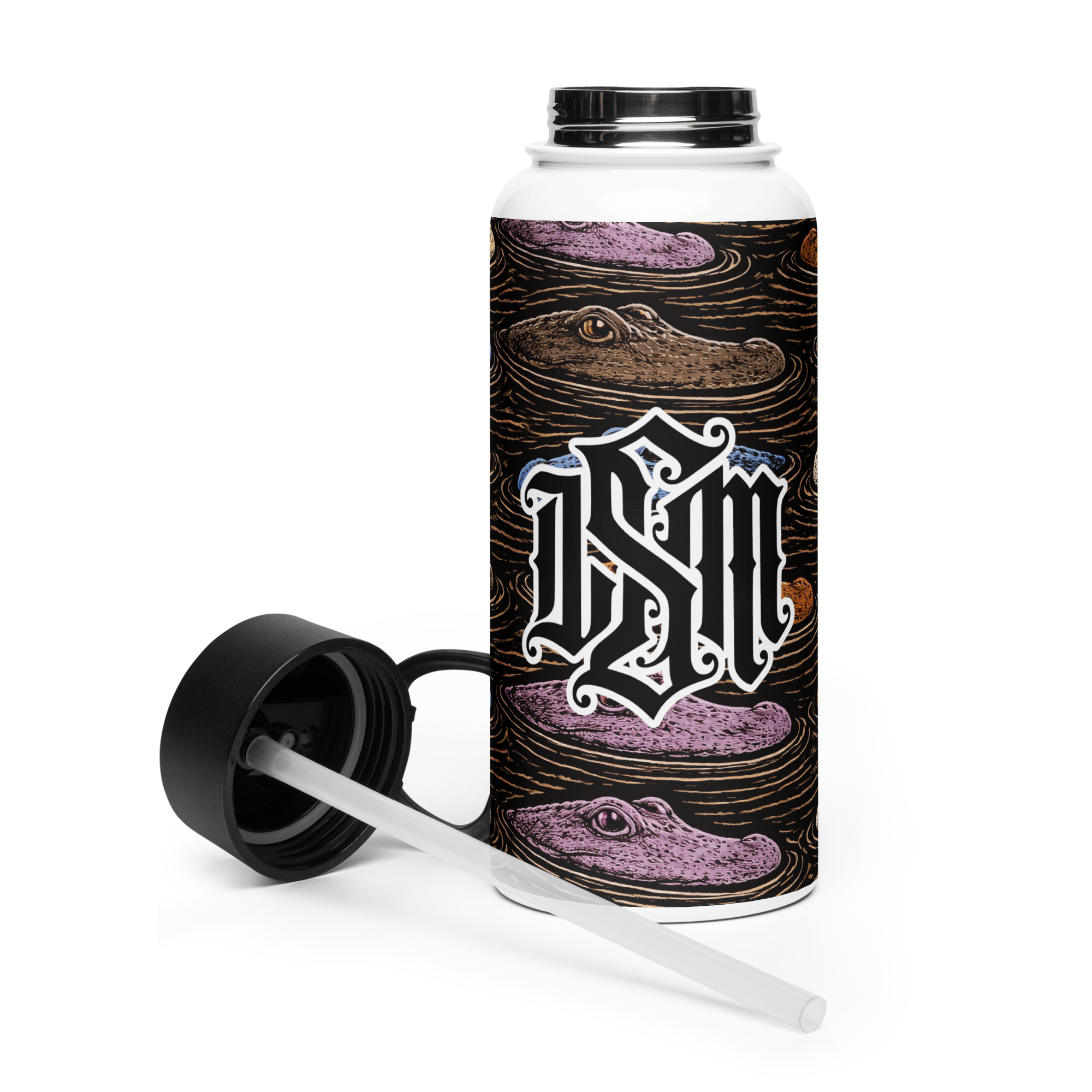 Alligator Rank Stainless steel water bottle