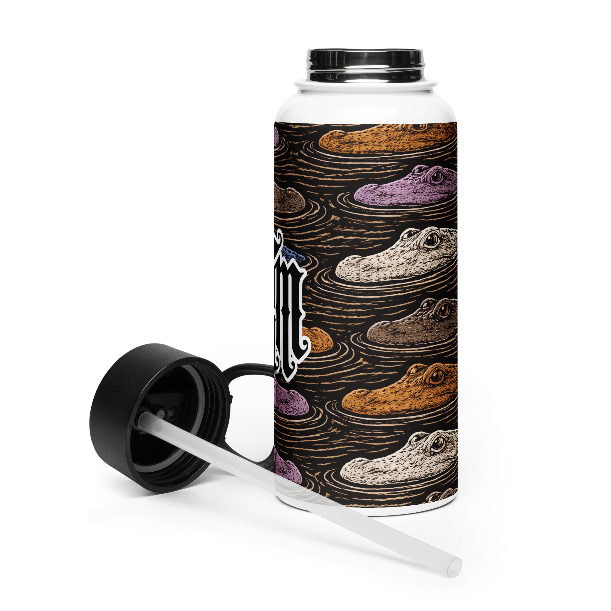 Alligator Rank Stainless steel water bottle