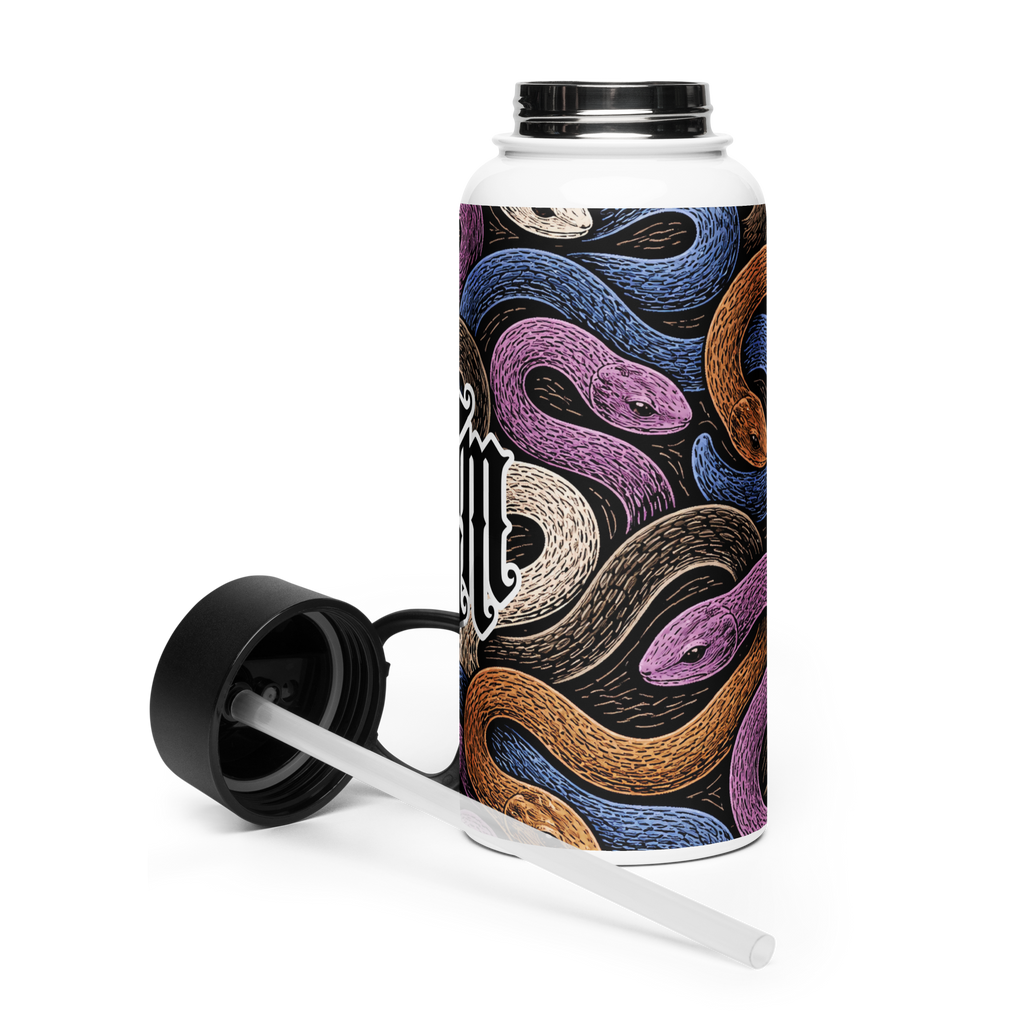 Snake Rank Stainless Steel Water Bottle