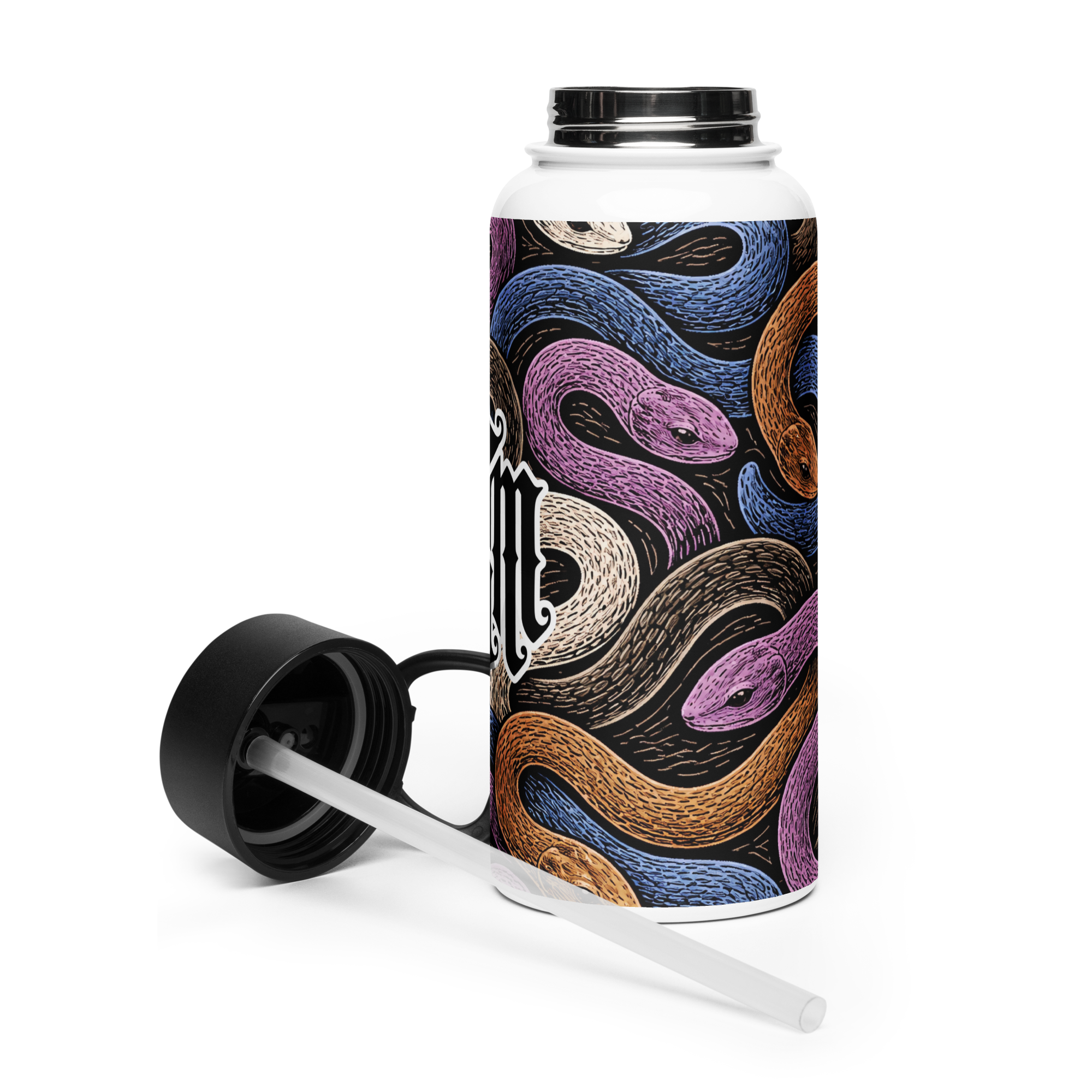 Snake Rank Stainless Steel Water Bottle
