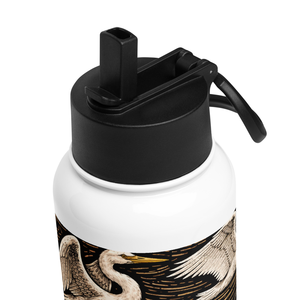 Egret Rank Stainless Steel Water Bottle