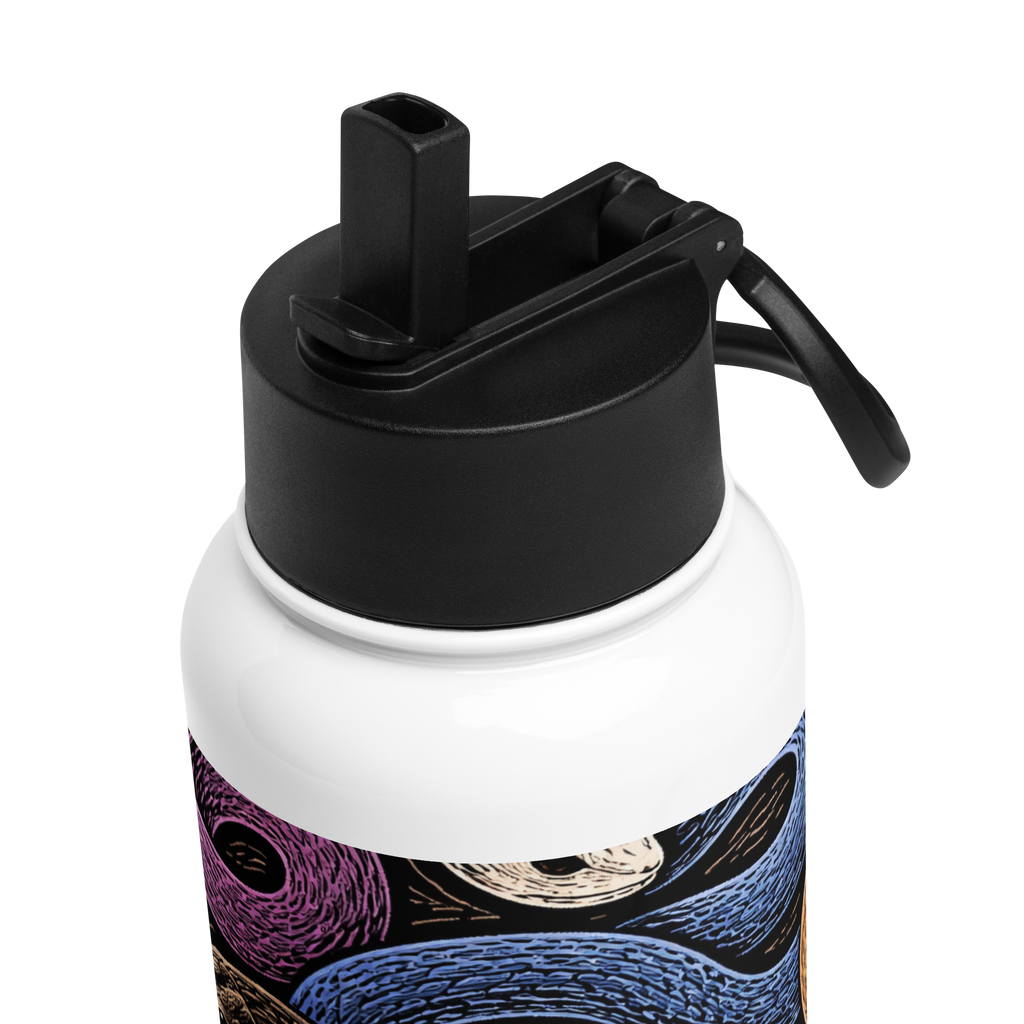 Snake Rank Stainless Steel Water Bottle