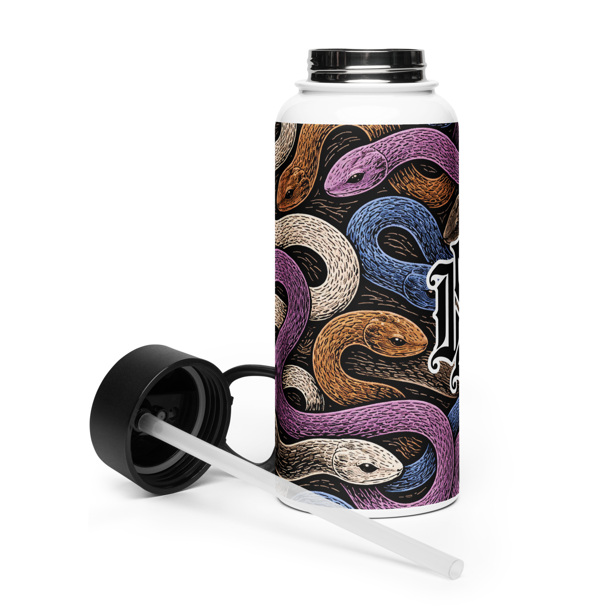 Snake Rank Stainless Steel Water Bottle